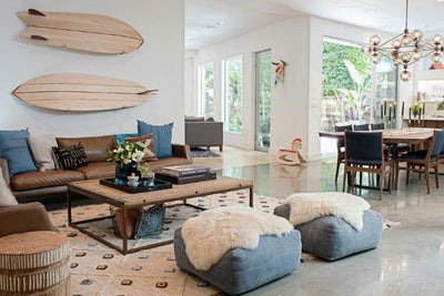 Estante pared para tablas surf