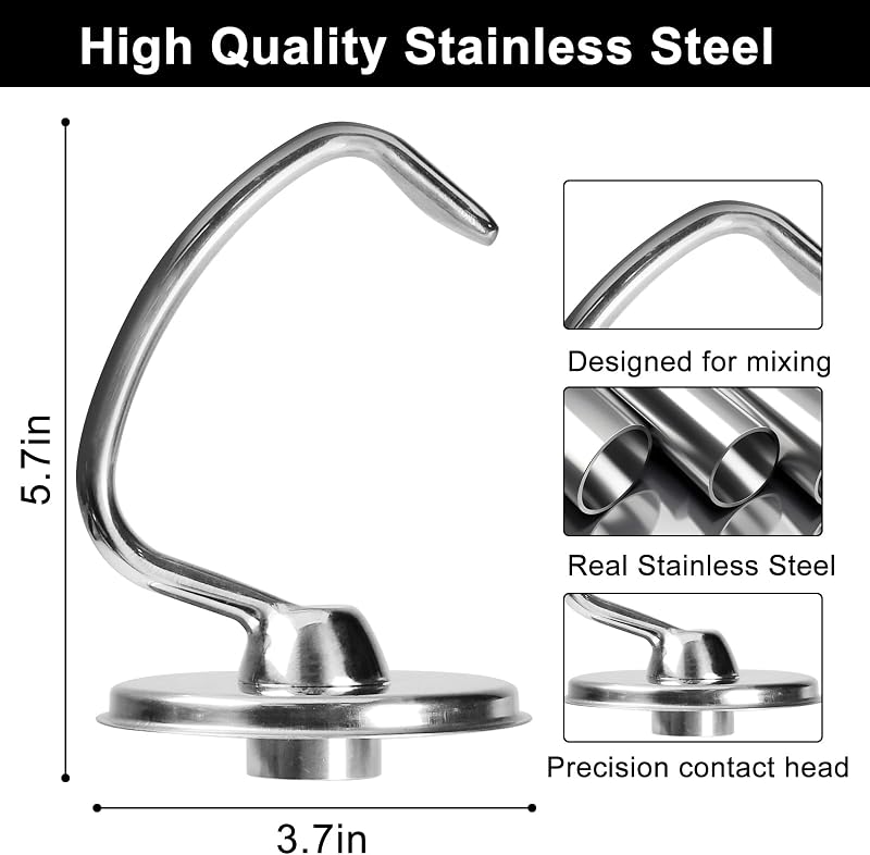 Gancho masa acero inox inclinable repuesto K45SS