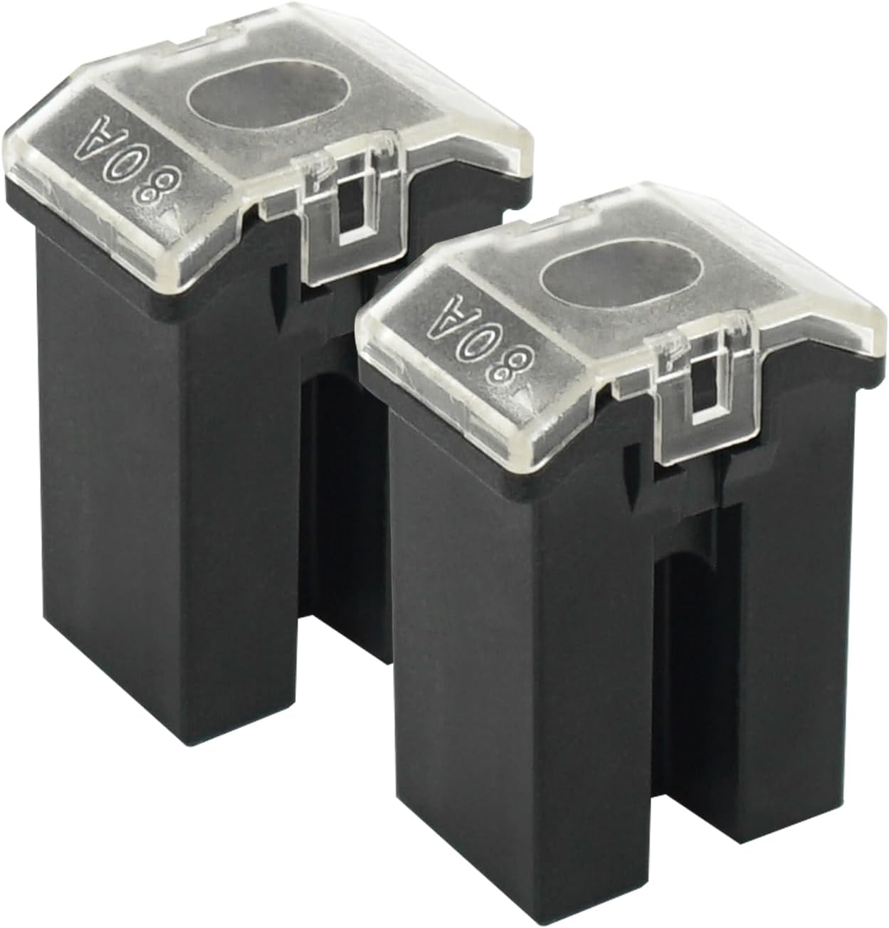 2 Fusibles 80A Negro Pal 3 Cartuchos para Ford Toyota Lexus