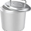 Tapa acero inox cubierta hoguera 19.5" mango resistente