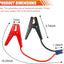 Cable arranque coche 12V con abrazaderas EC5 10 AWG