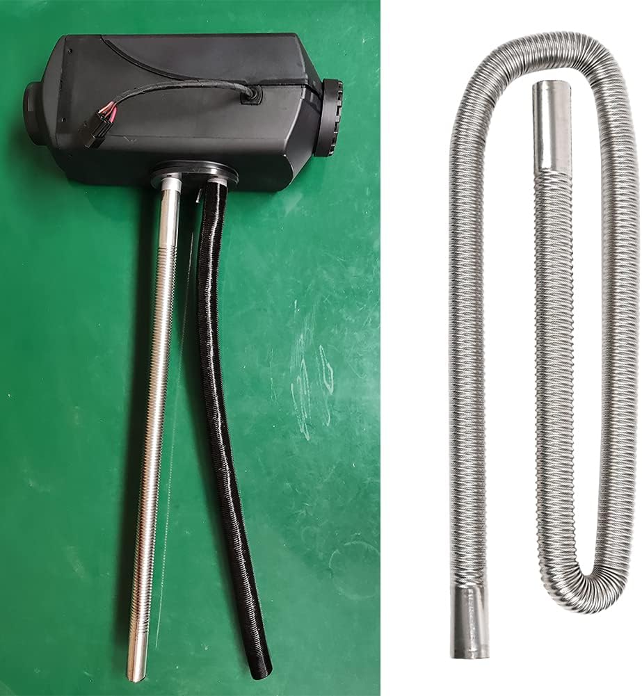Tubo escape acero inox calentador aire estacionamiento