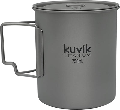 Olla Titanio 25.4oz Tapa Ultraligera para Mochileros