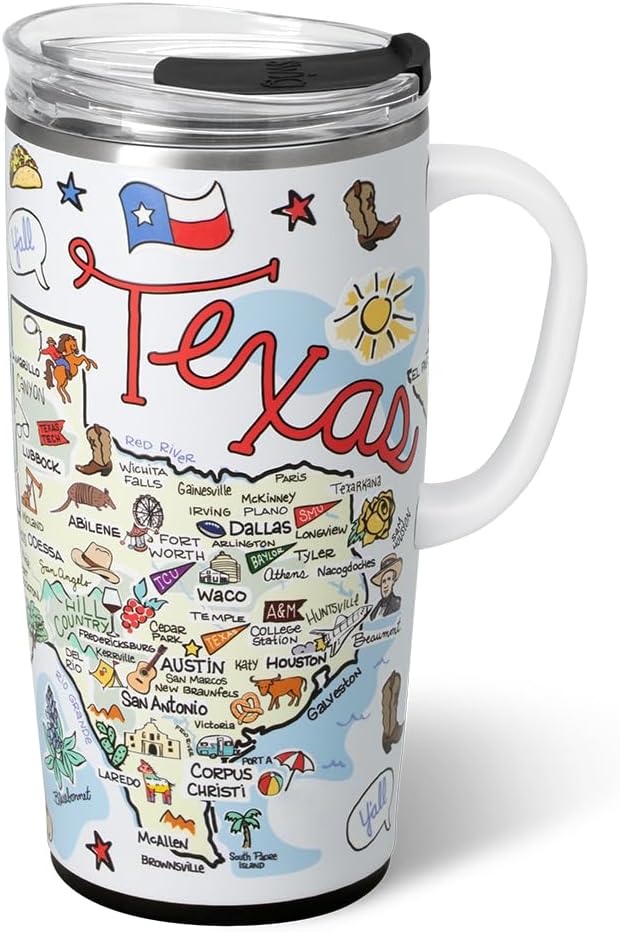 Vaso térmico acero inox 22oz con asa tapa reutiliz.