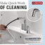 Grifo baño cromado 4pulg 3agujeros con pulverizador