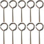 Llave hexagonal 1/8pulg con bucle metal sólido 10 pack
