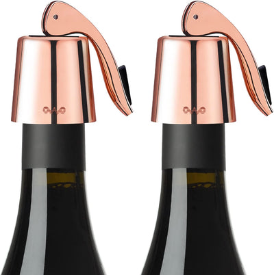 Tapón corcho silicona reutilizable para botella vino