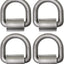 Anillos D forjados 3/4" 26500lb pack 4