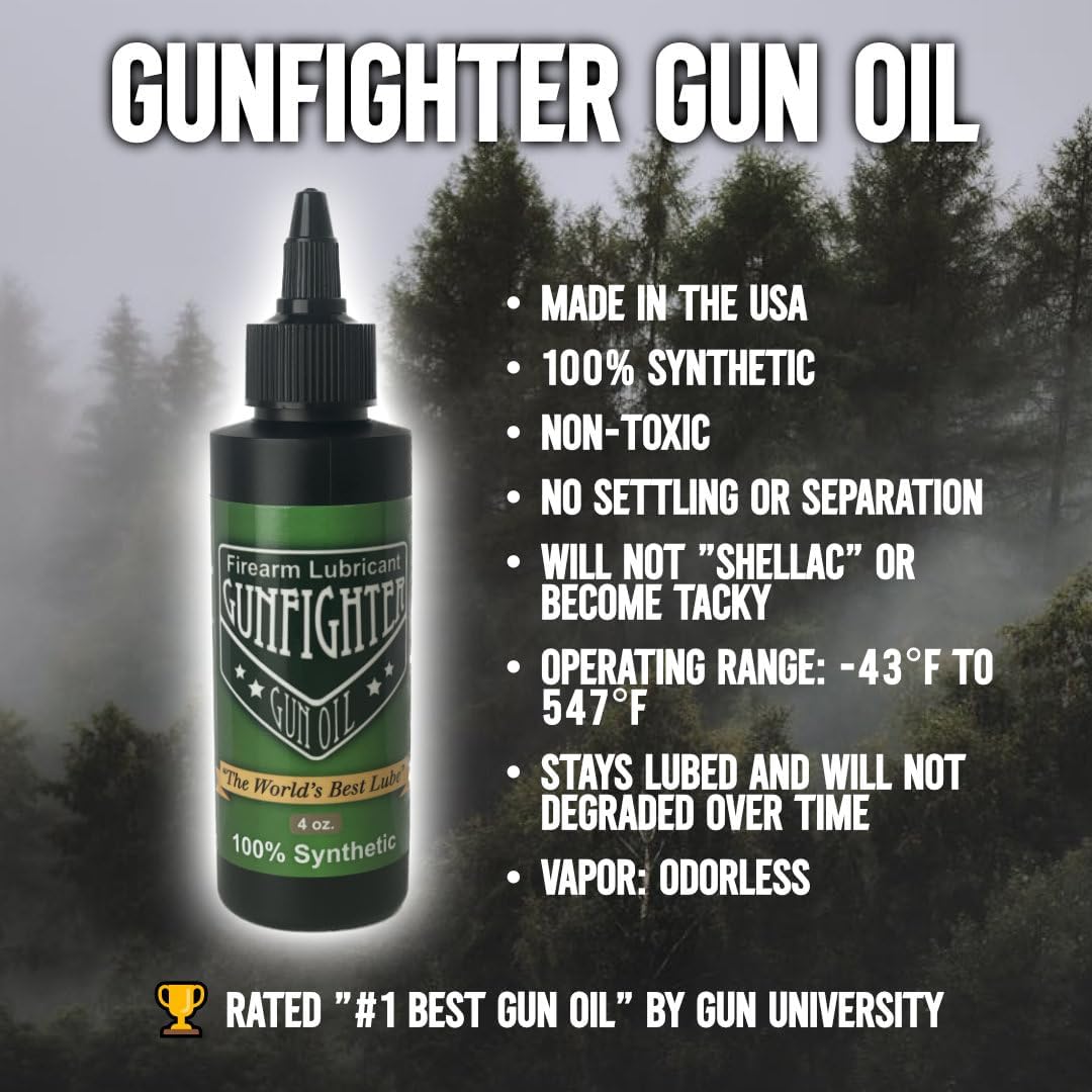 Combo lubricante sintético y limpiador para armas 2oz 4oz