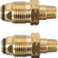 2 Pack Adaptadores Propano LP LPG 1/4'' MNPT Latón