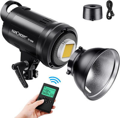 Luz LED SL-60W Bowens 5600K CRI95 para foto y video