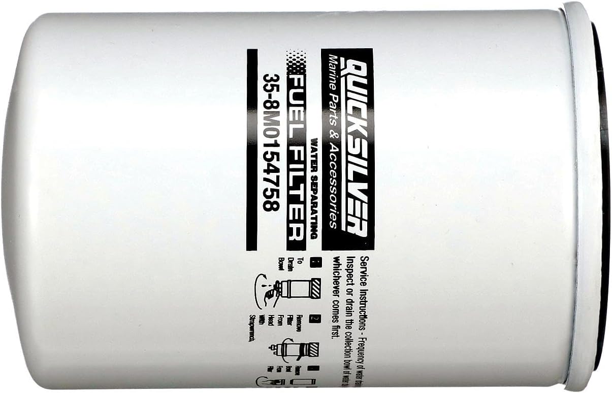 Filtro combustible separador agua motores marinos