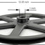 Polea hierro fundido 12.25" para correas V 3L 4L
