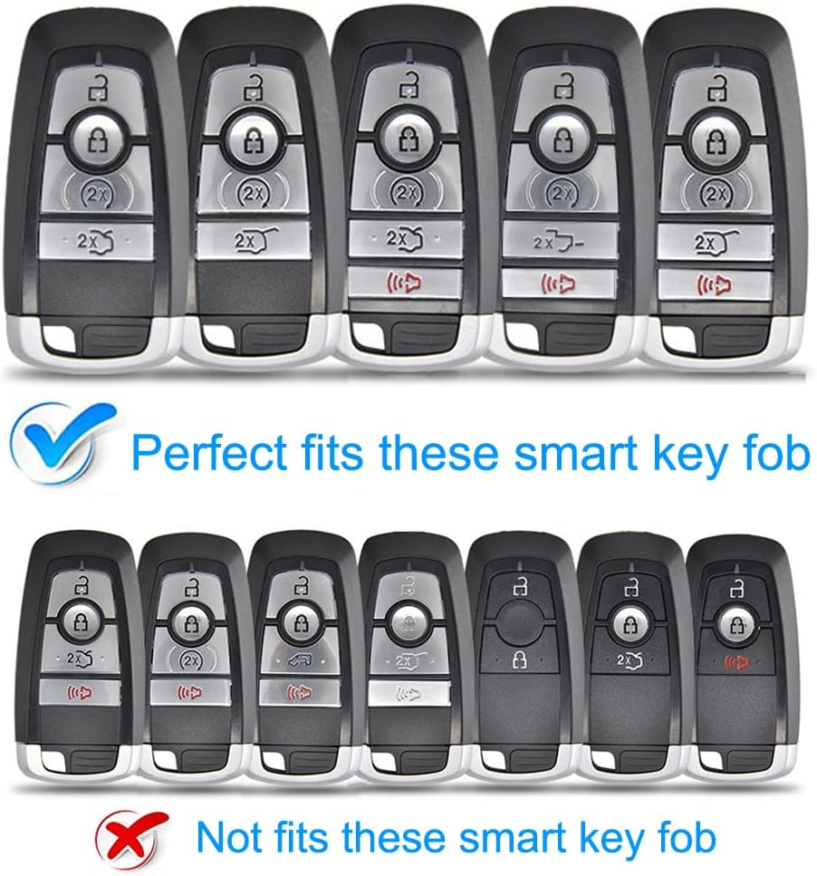 Funda llave Ford TPU suave protección completa negro
