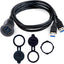 Cable USB 3.0 doble puerto coche 3.3pies