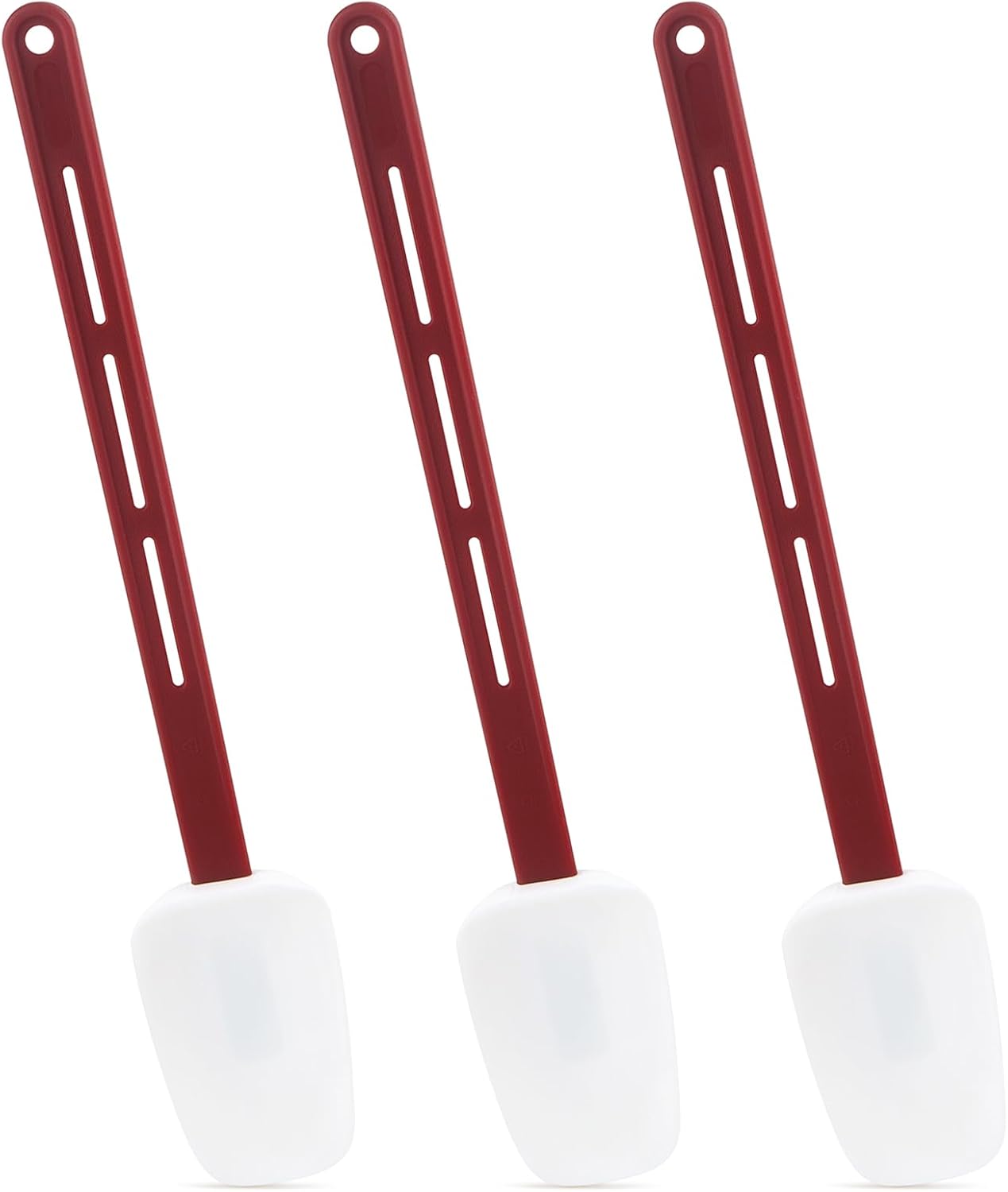 3 Pzas Cucharas Silicona 10pulg para Hornear