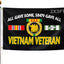 Bandera Vietnam 2x3ft 3 capas doble cara negra latón
