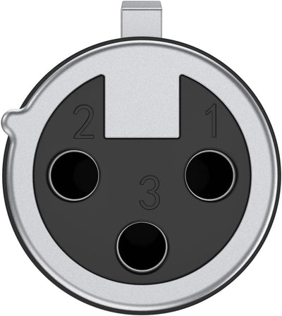 Adaptador XLR hembra a macho para micrófono estudio