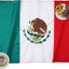 Bandera mexicana 6x10ft doble cara para exterior