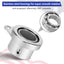 Set 2 anillos bandera aluminio con rodamientos 0.71-1.00