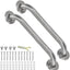 Barras agarre ducha 20" ADA acero inox set 2