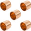 Tapa tubo cobre soldadura 2pulg con conexión sudor 5uds