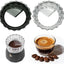 Paquete de 2 anillos dosificadores distribuidor de café 2 en 1 para Moka Pot