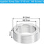 Espaciadores acero inox M8 5 pzas 0.32x0.47x0.2pulg