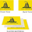 Bandera Gadsden 5x8 doble cara poliéster 200D 3 capas
