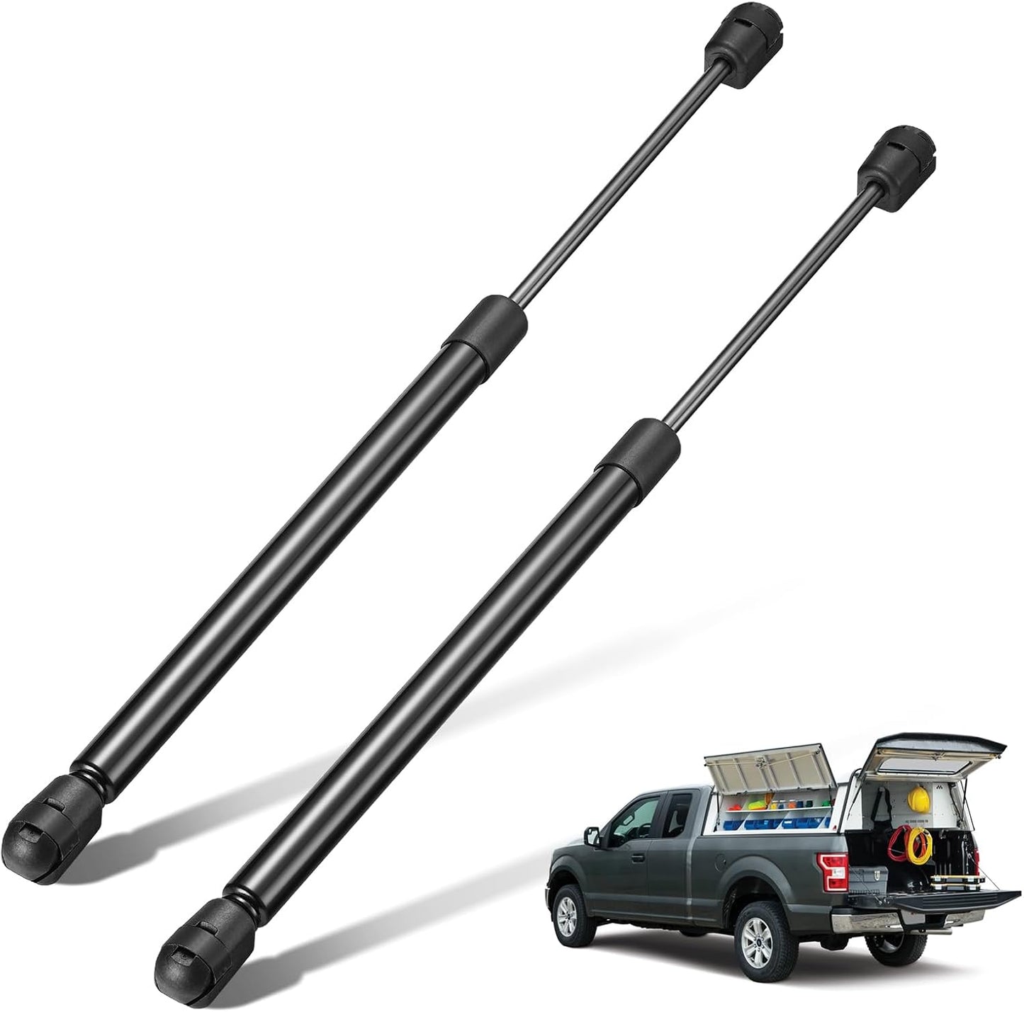 Soportes elevación amortiguadores gas 15" para Leer Camper