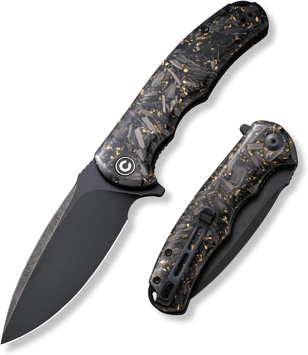 Cuchillo plegable Praxis Flipper seguro hoja negra 3.75