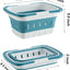 Cesta ducha plegable plástico 2 Pzas baño