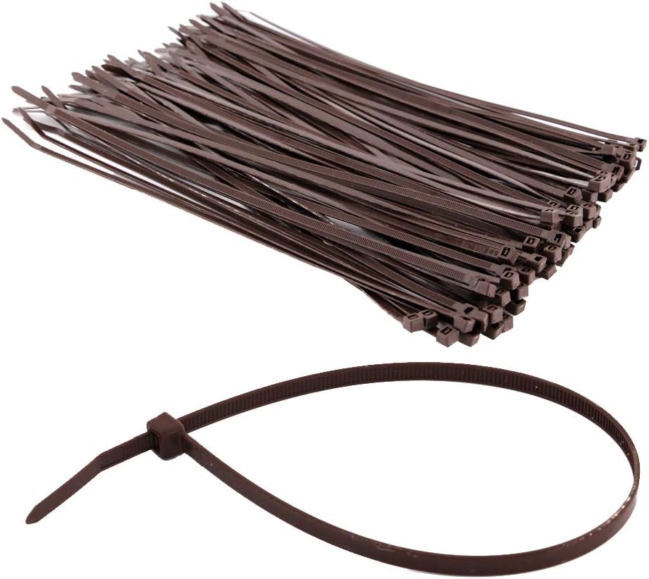 Bridas madera 12pulg jardinería 50lb 100pzas