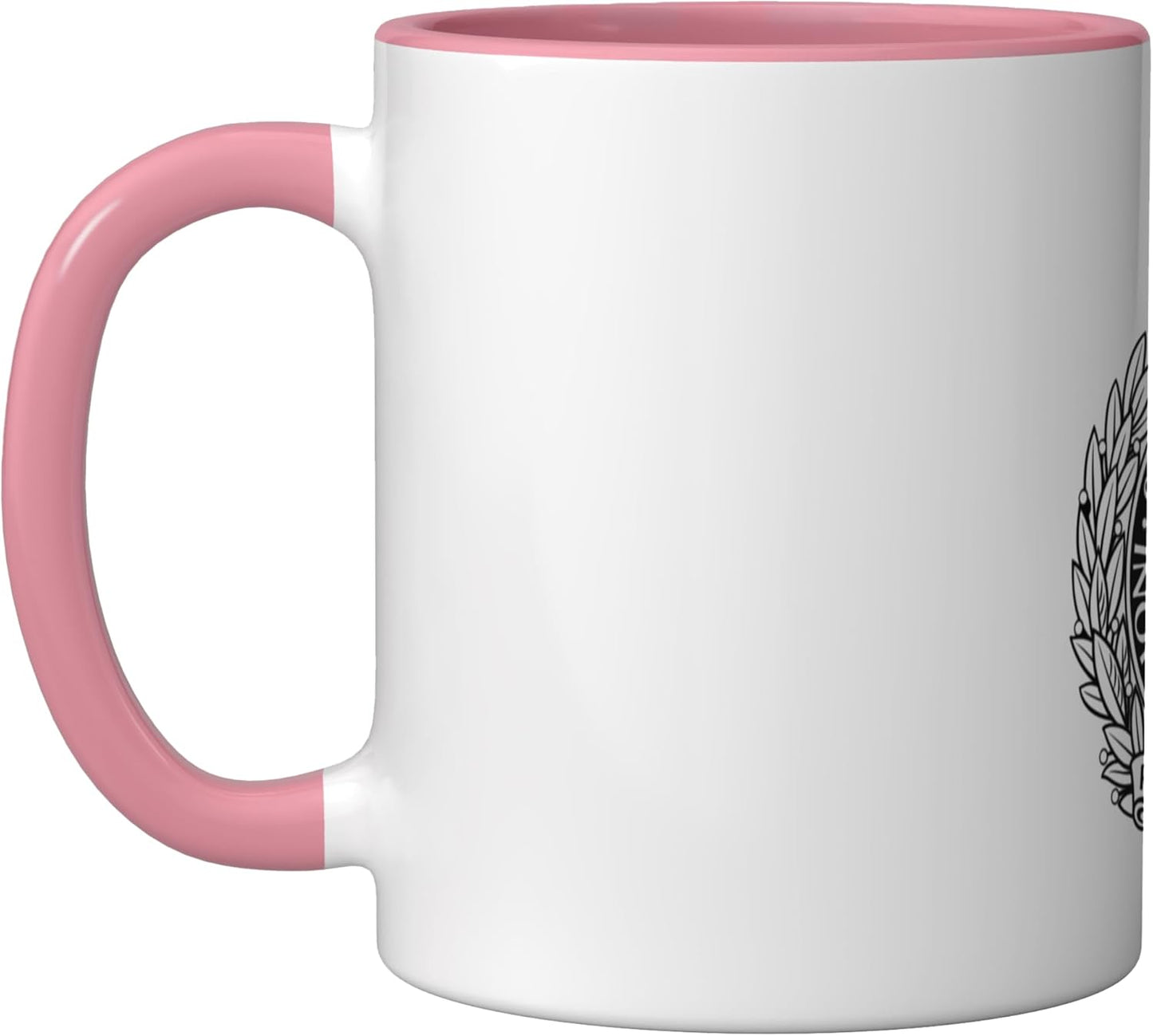 Taza Cerámica con Emblema Royal Engineers Rosa/Blanca