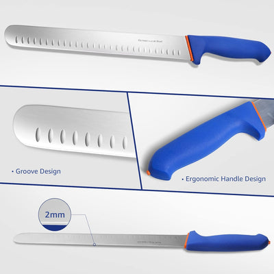Cuchillo acero inox 12pulg para cortar carne barbacoa