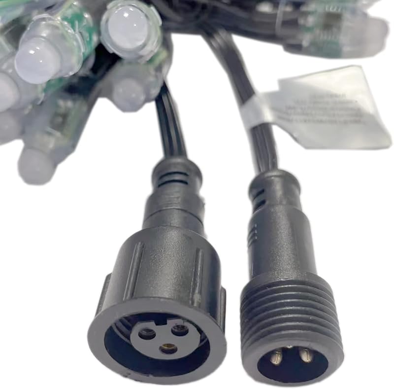 Cadena LED RGB impermeable 0.472pulg DC5V 500pcs