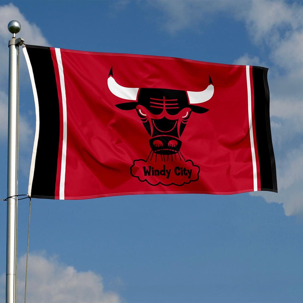 Bandera Chicago Bulls vintage para interiores y exteriores