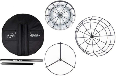 Cesta portátil disc golf 24 cadenas con bolsa