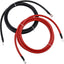 Cables batería 4 AWG 5pies cobre puro con lugs 3/8
