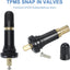 Sensor TPMS con válvulas goma Snap-in GM Chevy 50 Uds