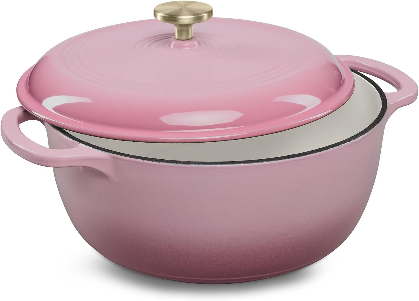 Horno Holandés Redondo Hierro Fundido Esmaltado 6qt
