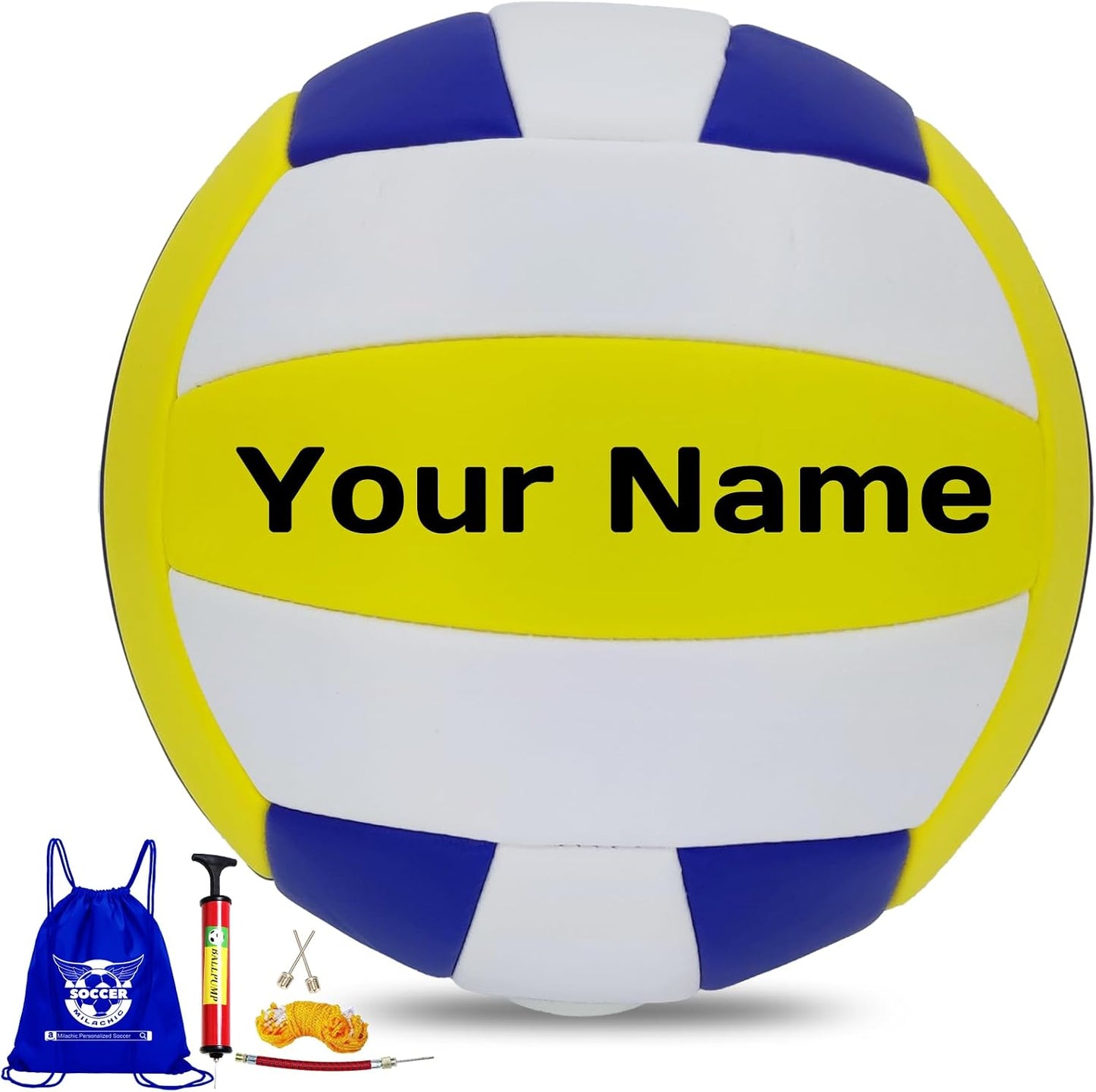 Pelota voleibol personalizada con nombre tamaño 5