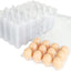 Cartones huevos plástico transparente vacíos 40 pack