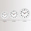 Reloj pared silencioso batería 10pulg analógico decorativo