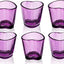 Juego 6 vasos chupito corazón rosa 1.5oz