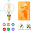 Bombilla LED E12 Regulable 4W 3000K Paquete 3