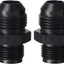 Adaptador 5/8-18 rosca invertida aluminio negro set 2