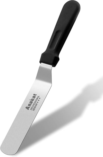 Espátula glaseado acero inox 6pulg cuchillo pastelería