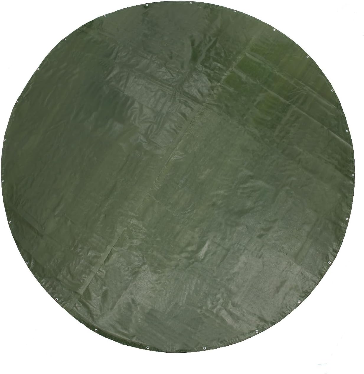 Lona redonda 18ft impermeable para piscina verde/plata