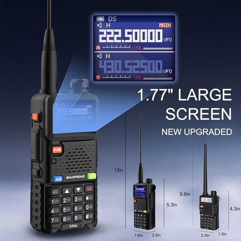 Radio bidireccional UV5R 10W para adultos camping caza